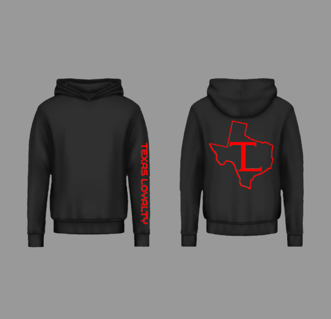 TL Brand - Red / Black Hoodie