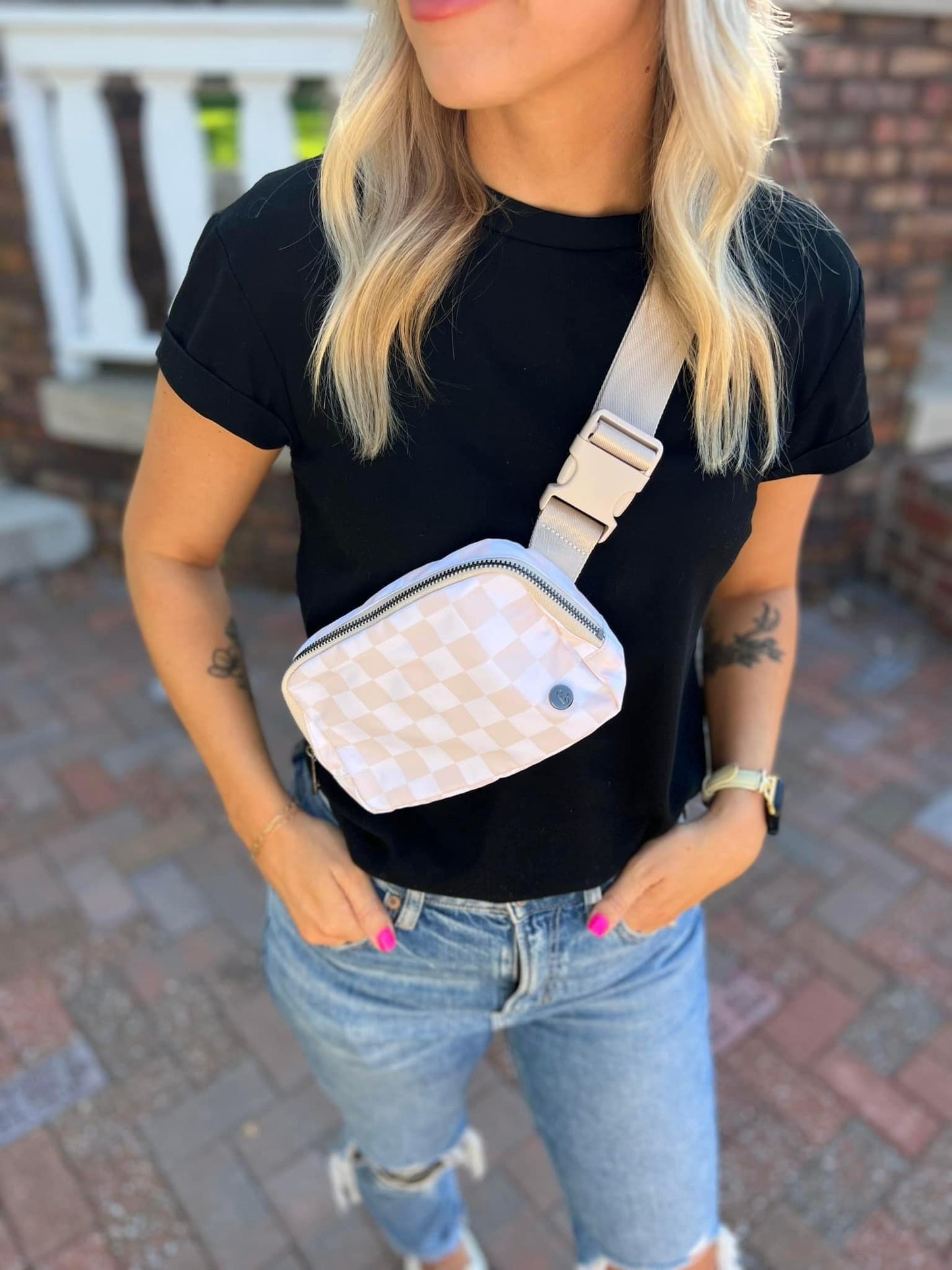 Checkered Bumb Bags