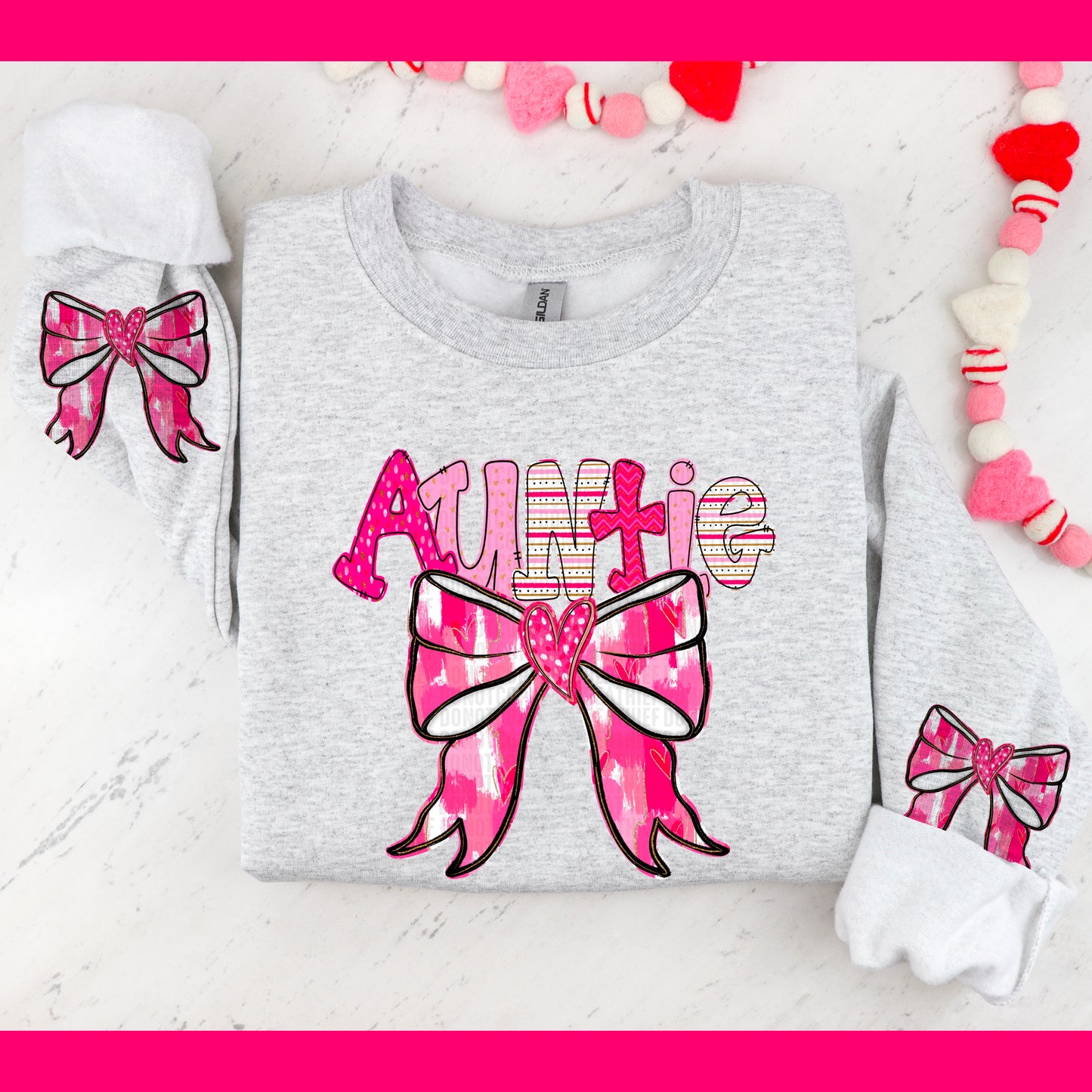 Coquette Valentines Graphic Sweatshirt