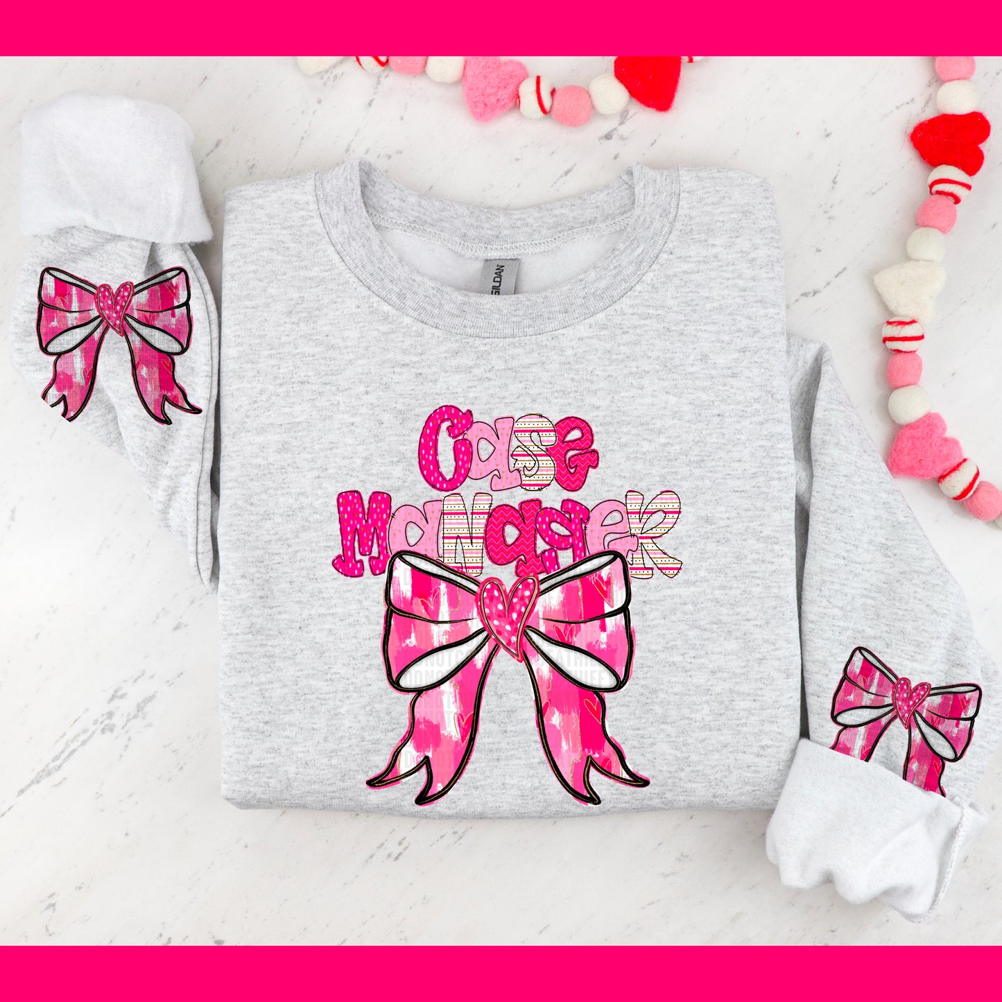 Coquette Valentines Graphic Sweatshirt