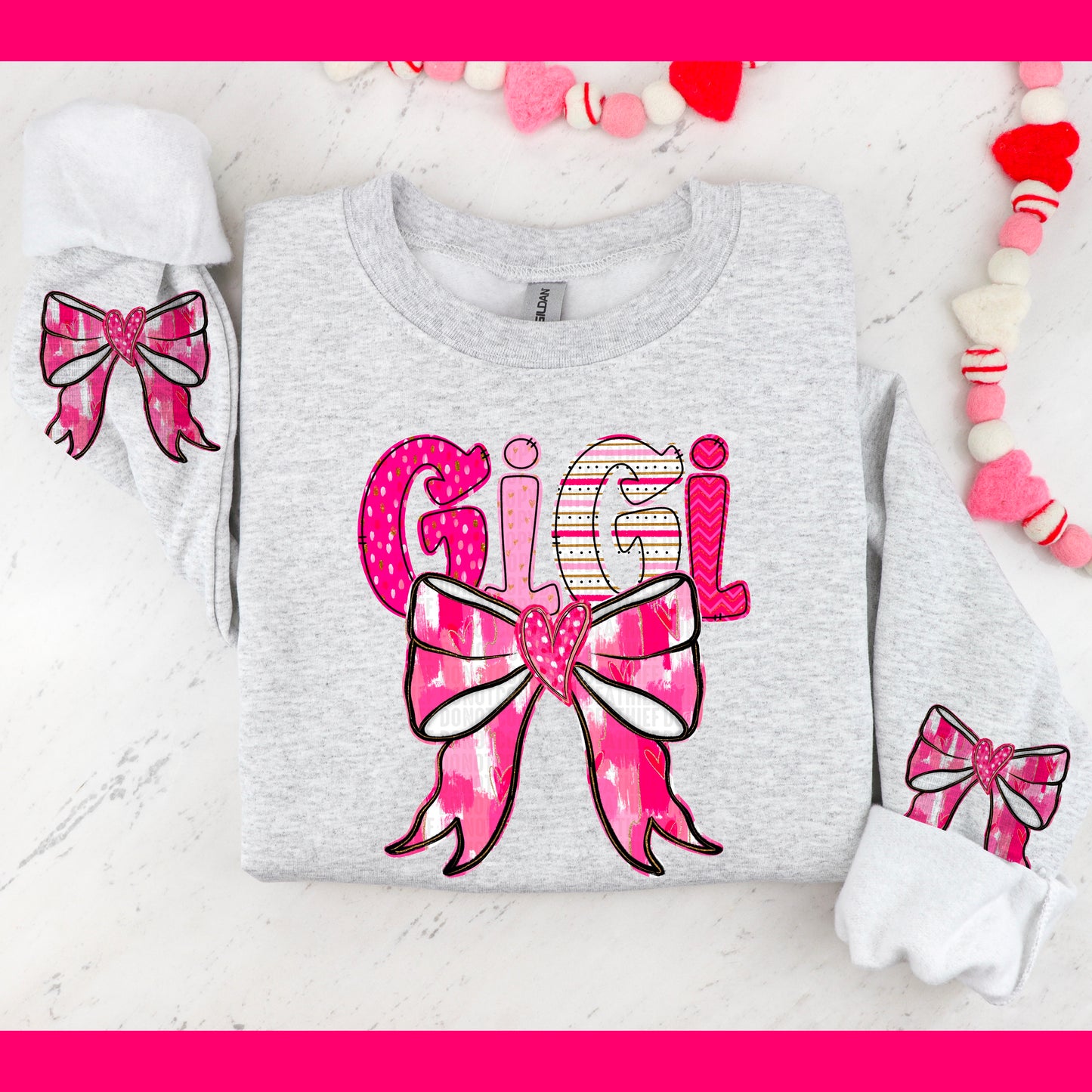 Coquette Valentines Graphic Sweatshirt