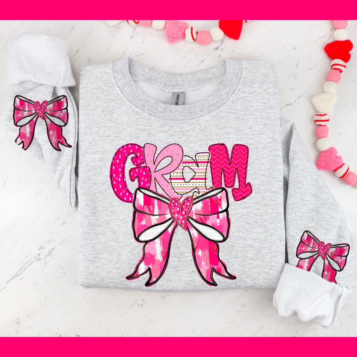 Coquette Valentines Graphic Sweatshirt