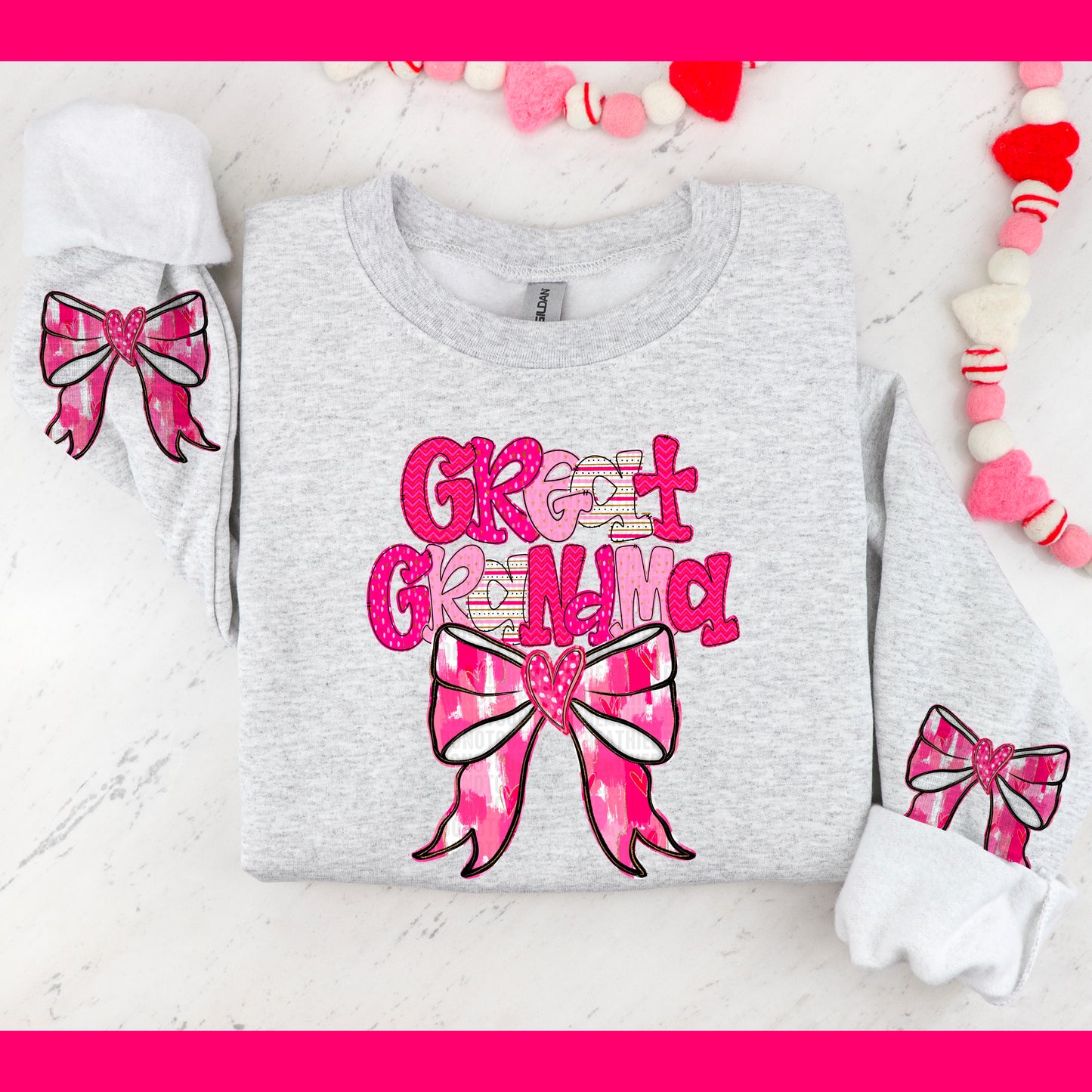 Coquette Valentines Graphic Sweatshirt