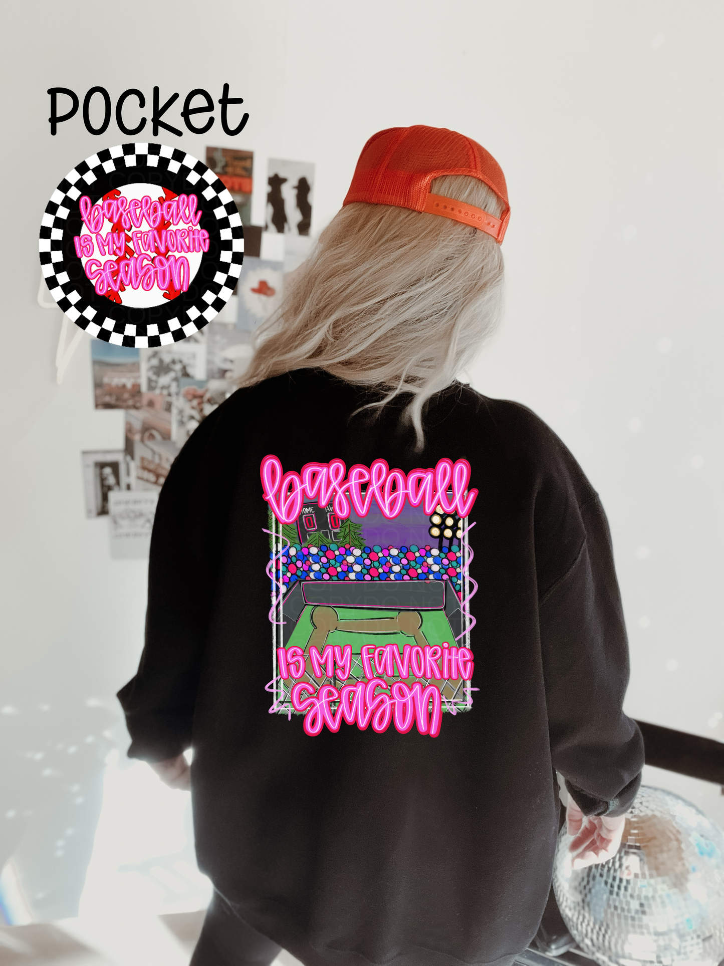Baseball is my favorite season graphic- Multiple Styles