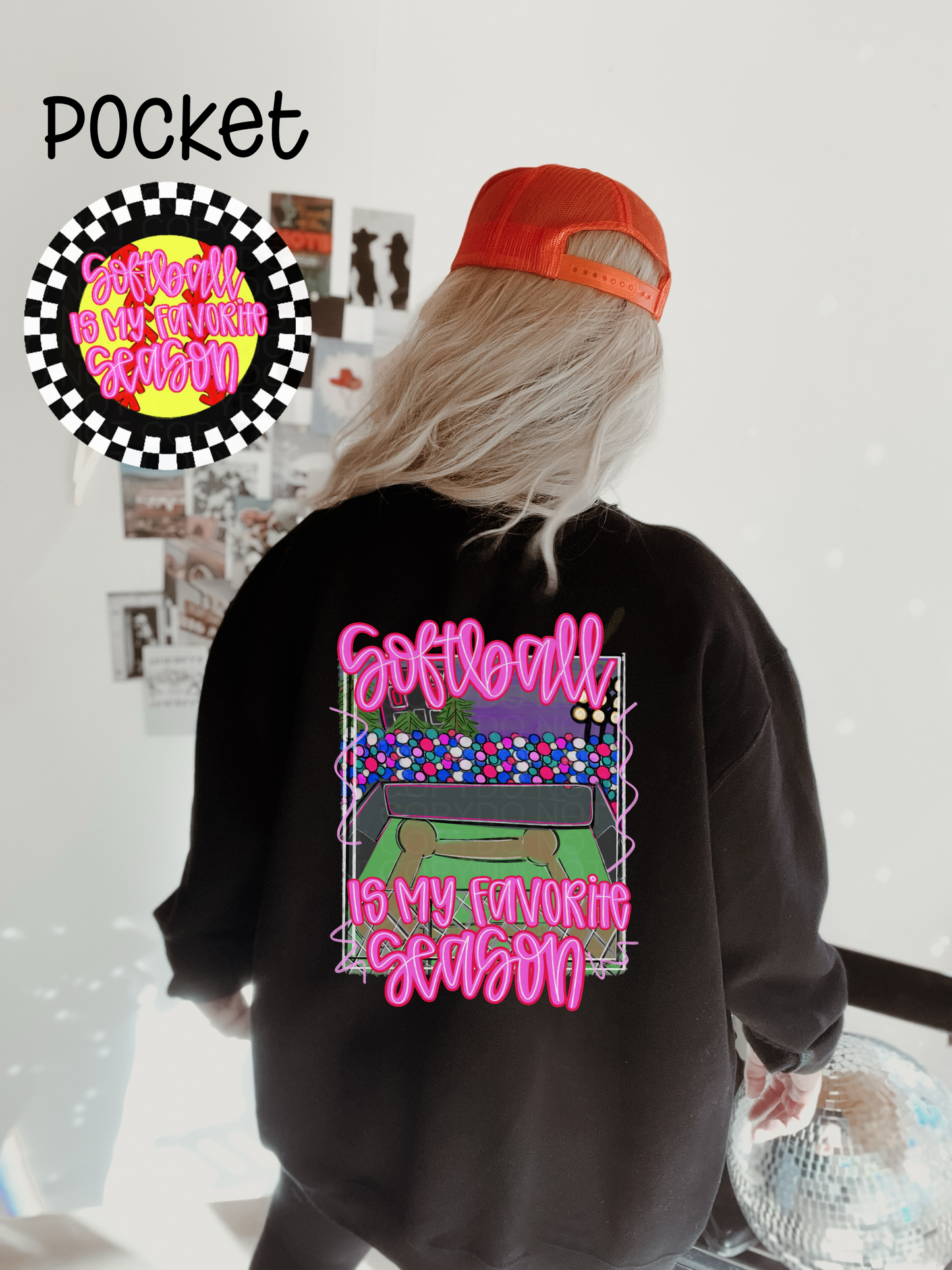 Softball is my favorite season graphic- Multiple Styles