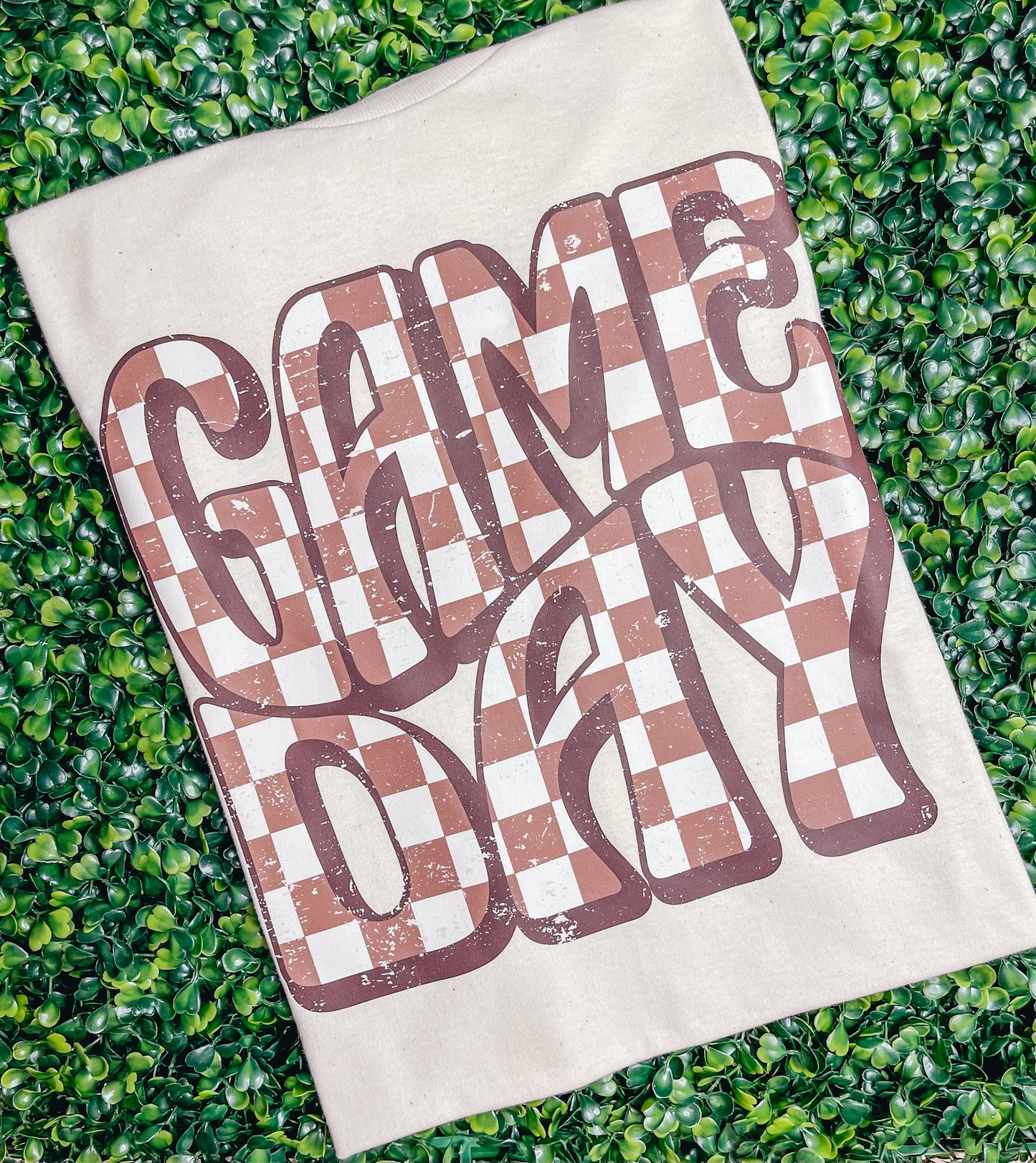 Checkered Game Day Graphic
