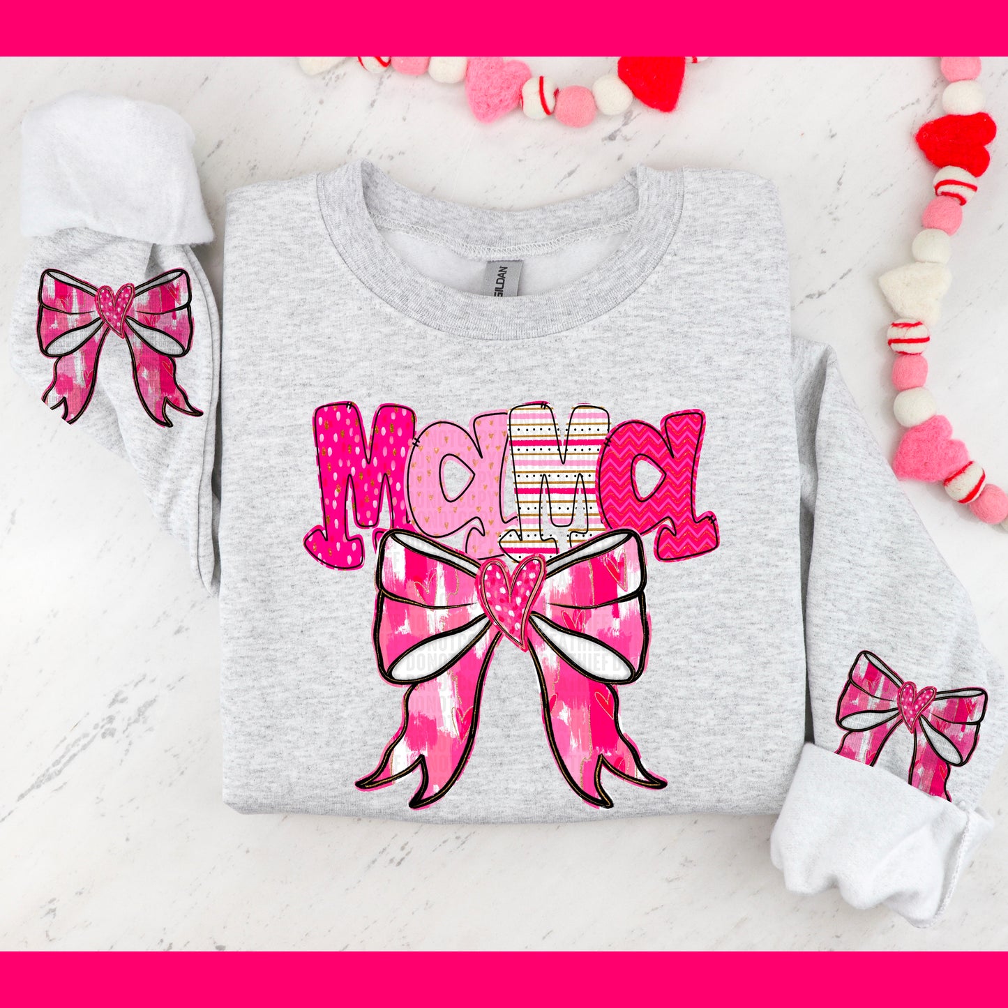 Coquette Valentines Graphic Sweatshirt