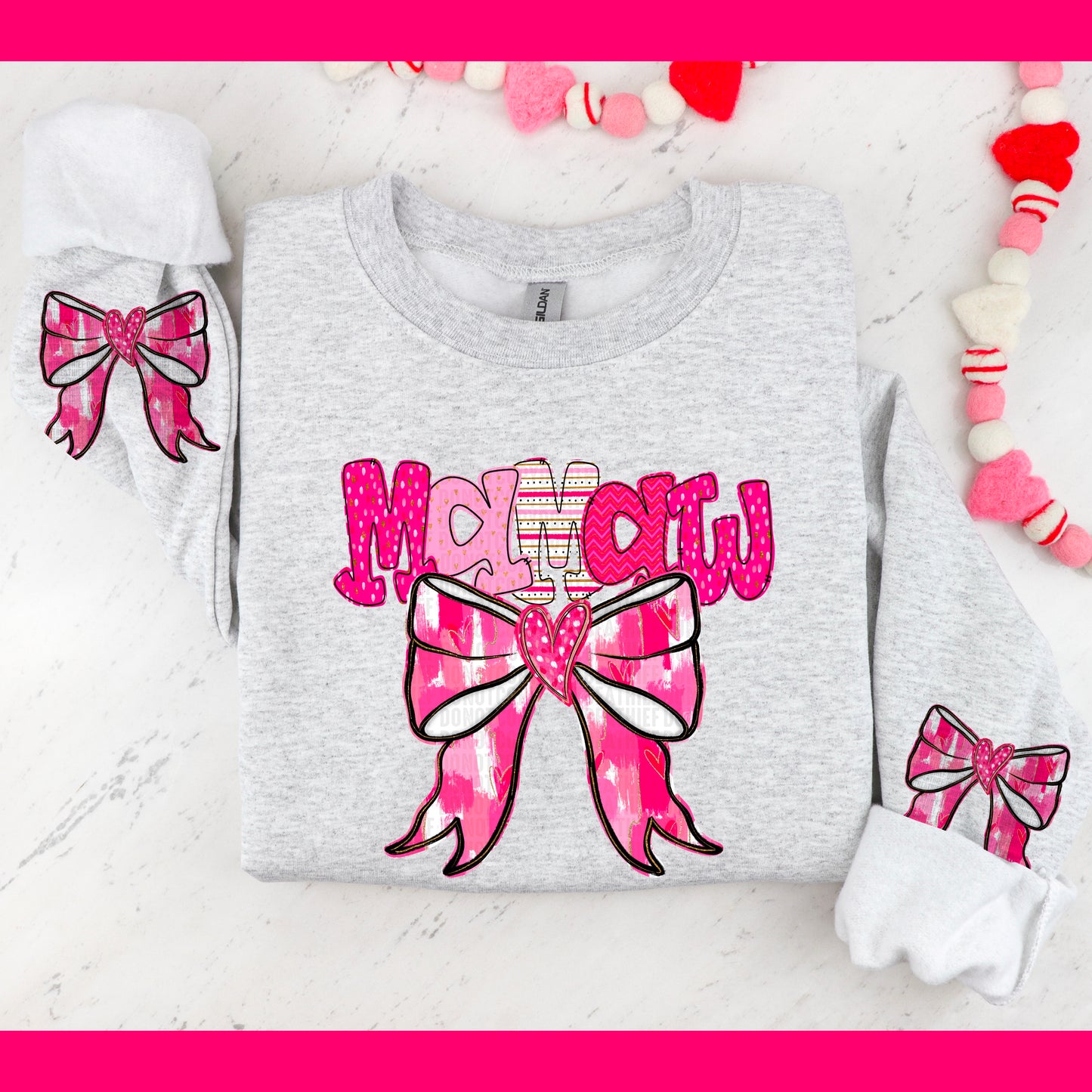 Coquette Valentines Graphic Sweatshirt