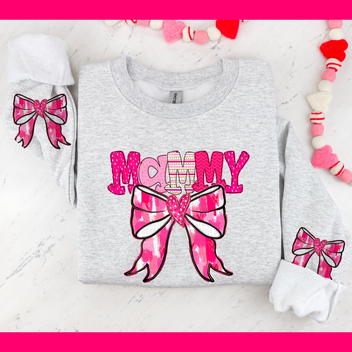 Coquette Valentines Graphic Sweatshirt