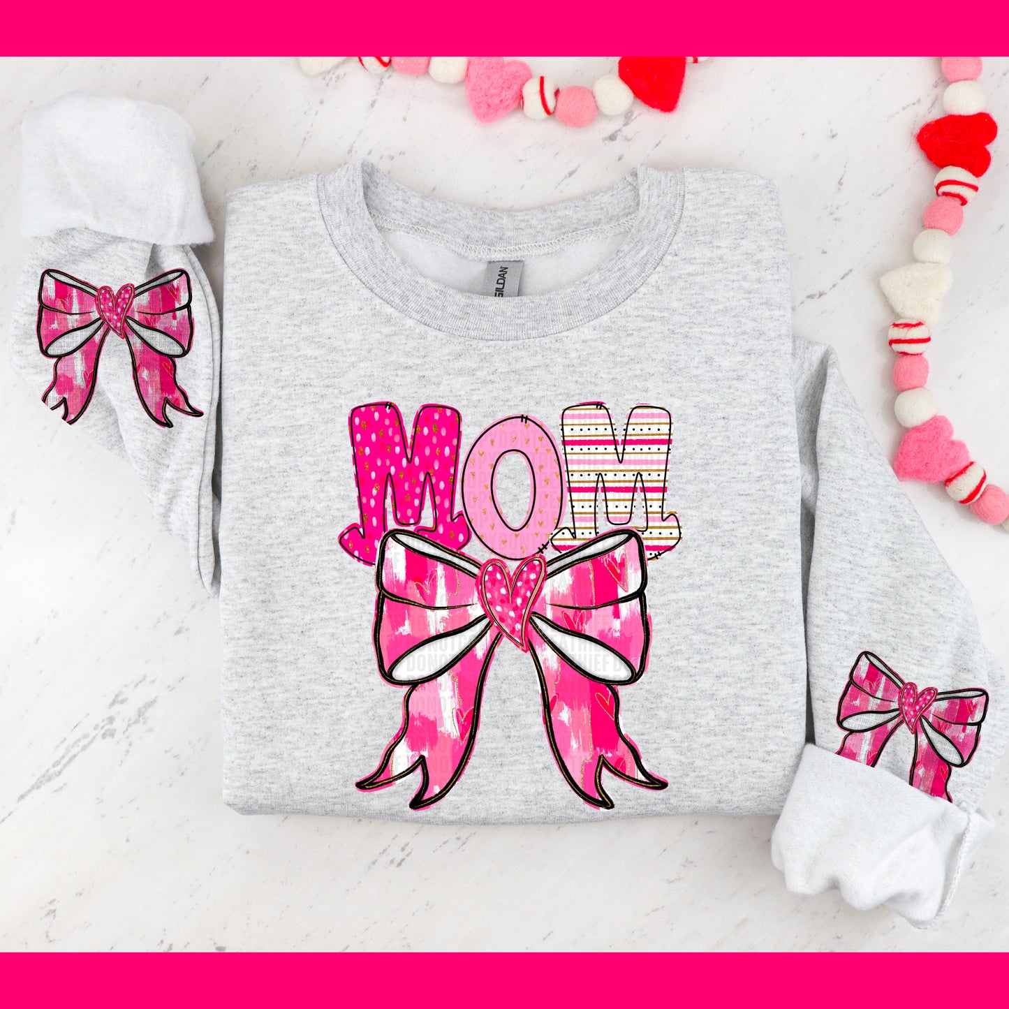 Coquette Valentines Graphic Sweatshirt