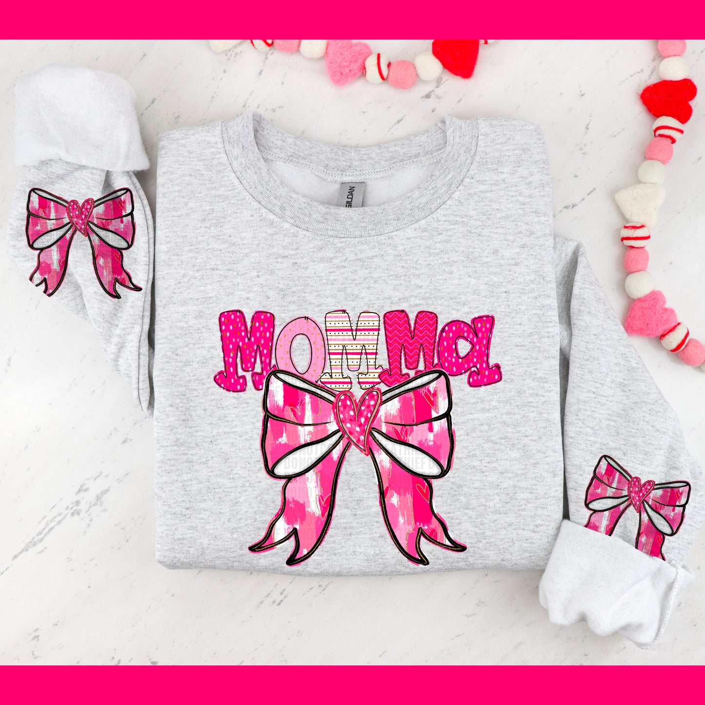 Coquette Valentines Graphic Sweatshirt