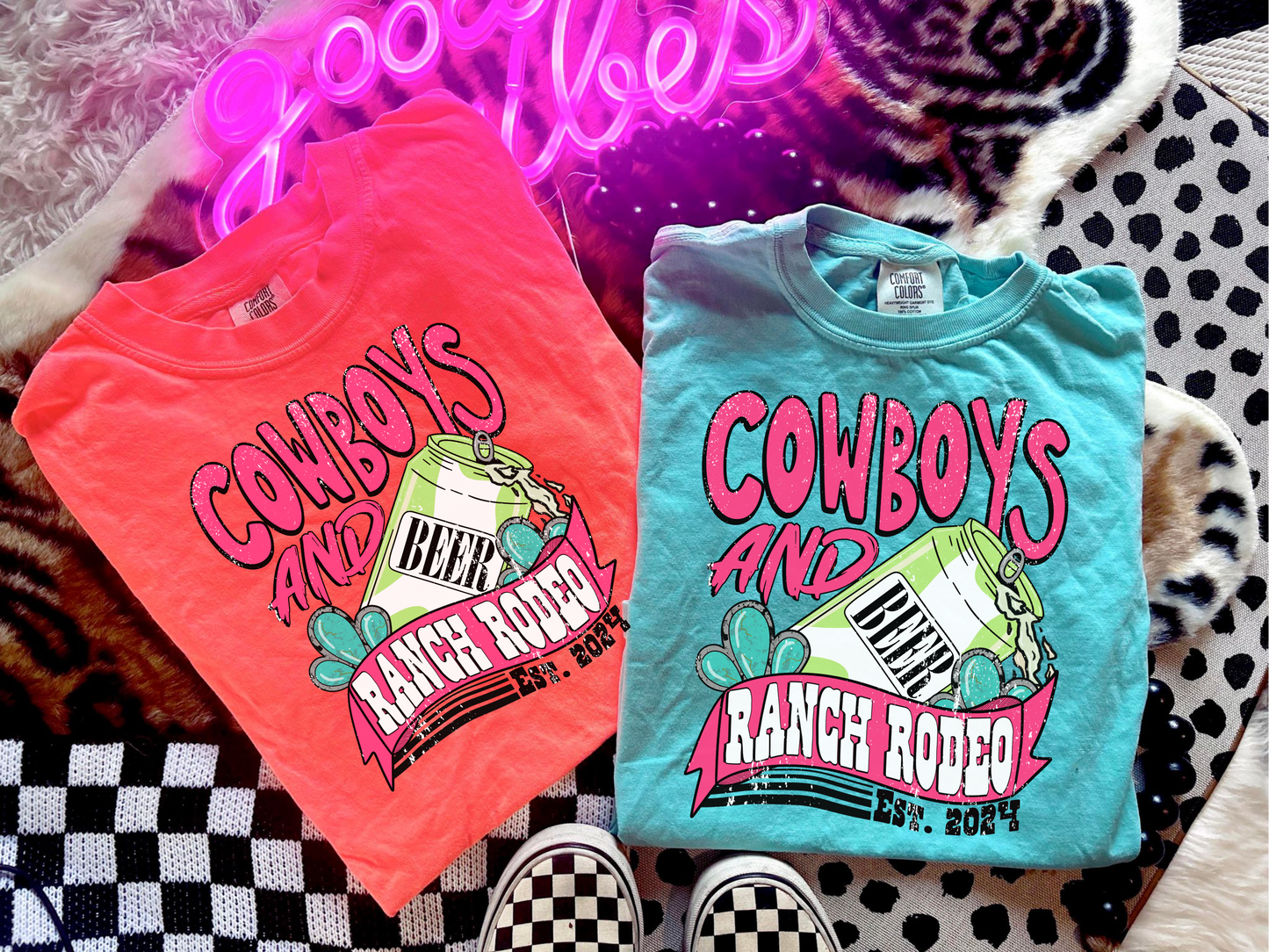 Cowboys & Beer Graphic Tee