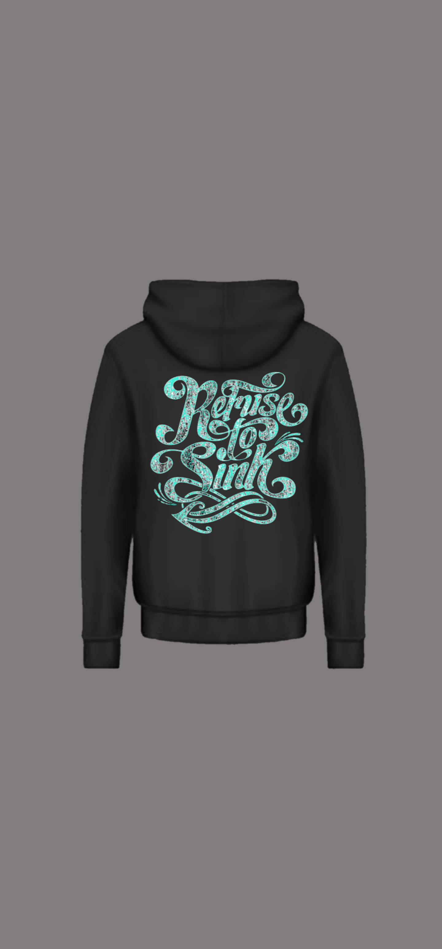Refuse To Sink / TL Brand / Black Hoodie