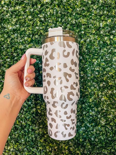White Leopard Tumbler