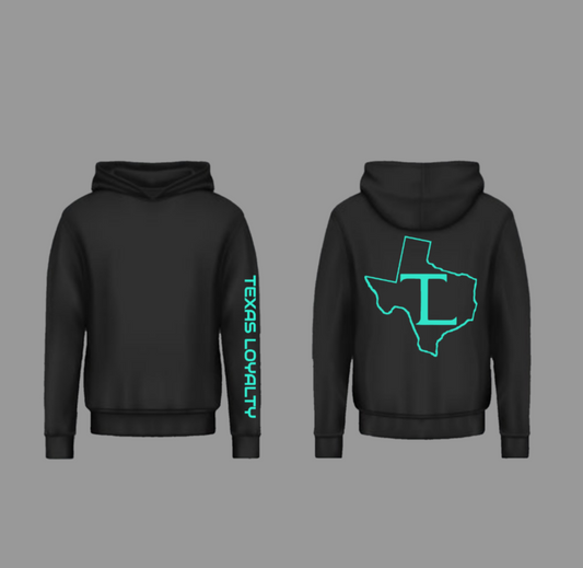 TL Brand / Teal / Black Hoodie