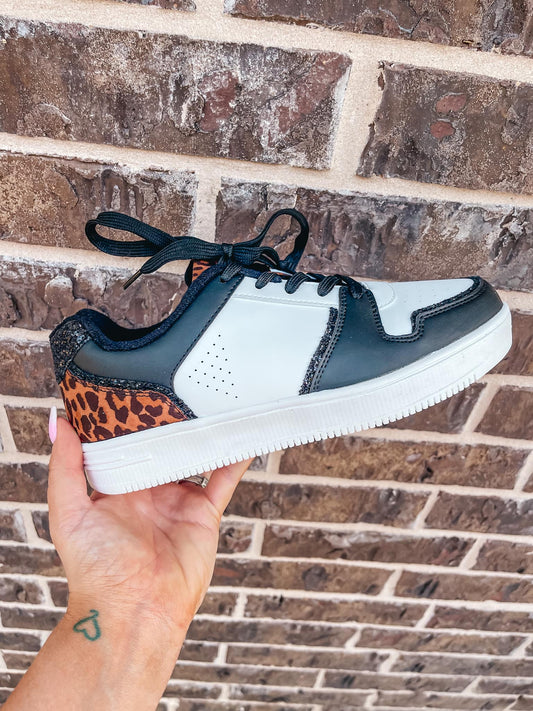 Leopard Panda Tennis Shoes