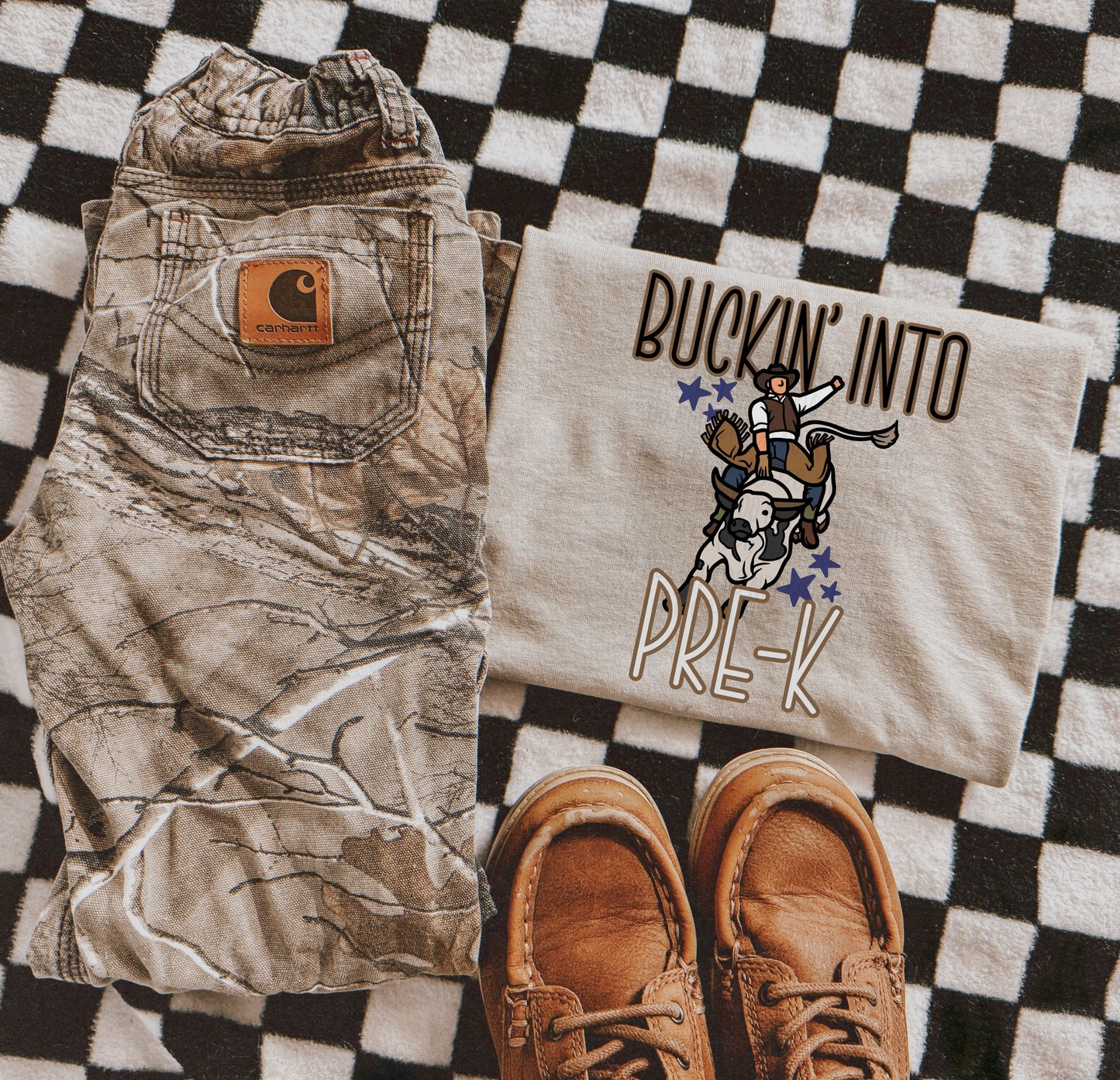 Buckin Into School Graphic Tee