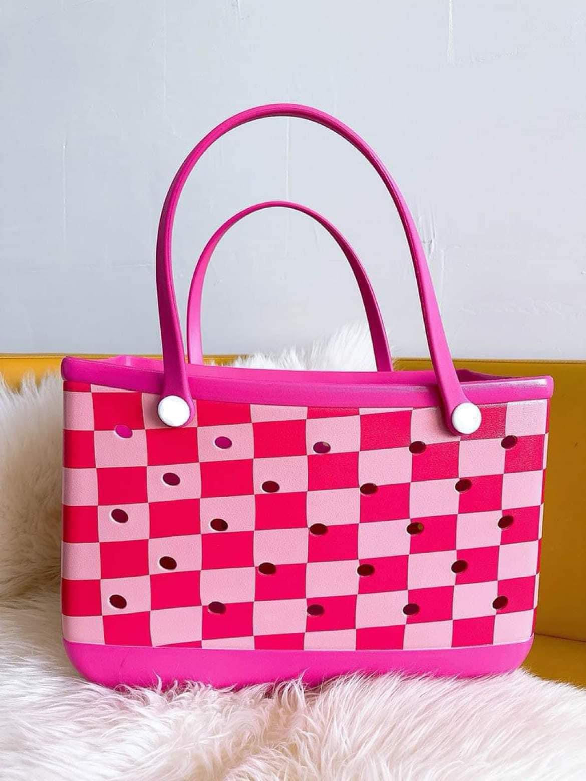 Checkered Tote