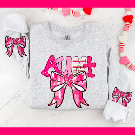 Coquette Valentines Graphic Sweatshirt