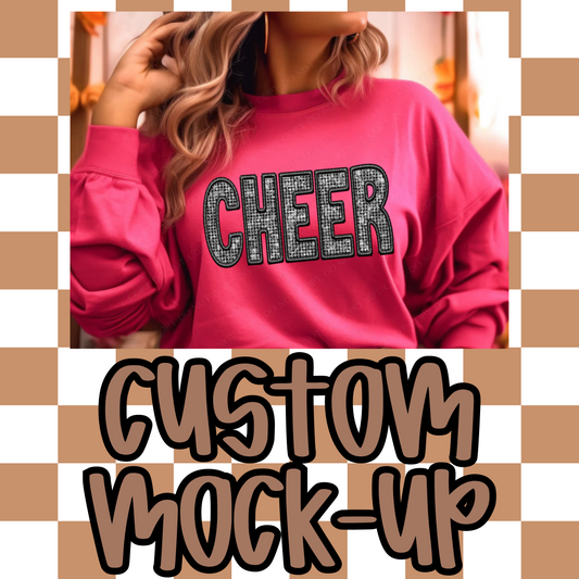 Custom Mock-Up FAUX Rhinestone **PLEASE READ DESCRIPTION BEFORE ORDERING
