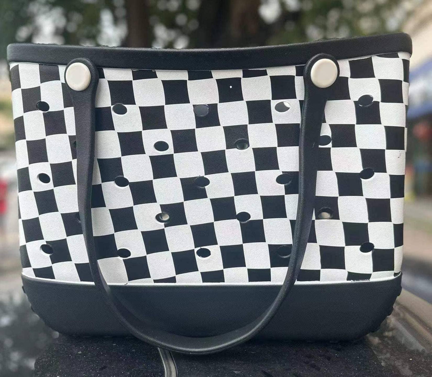 Checkered Tote