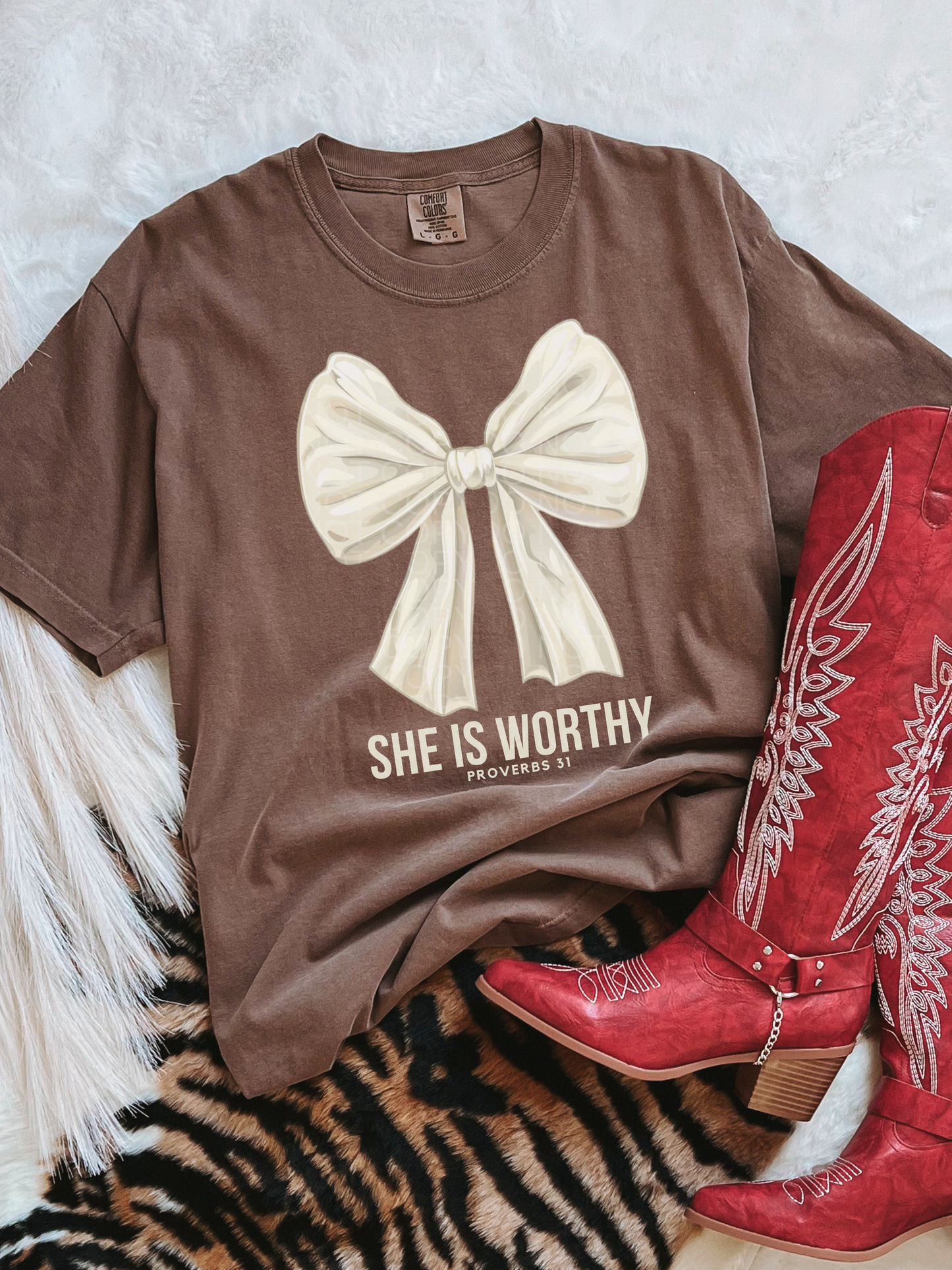 She is Worthy Graphic Tee- 2 Brand Tees