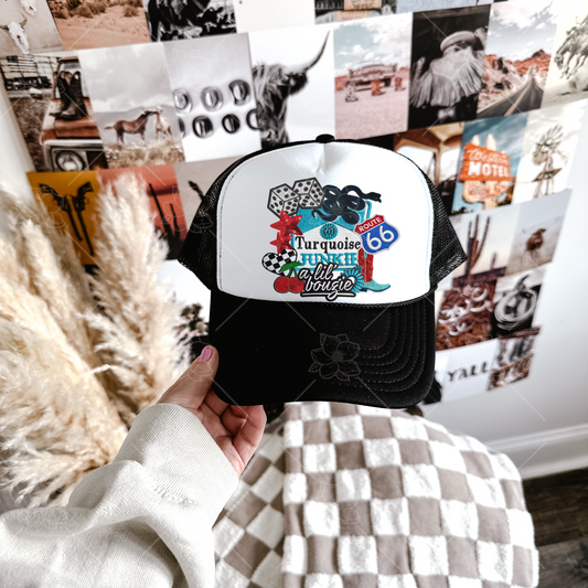 FAUX patch Route 66 Trucker Hat