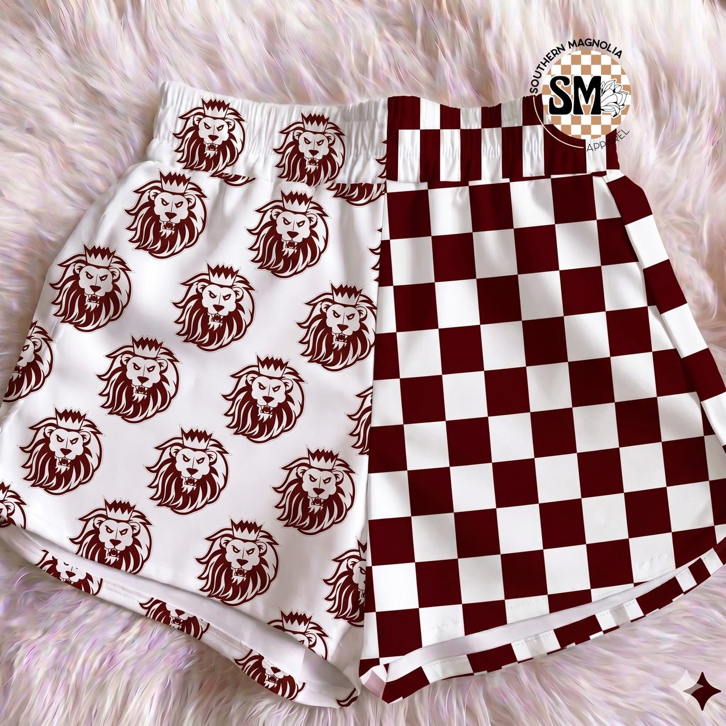 Magnolia Split Game Day Shorts - Poolville