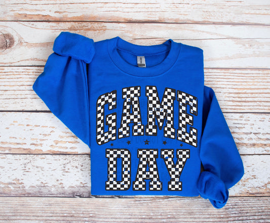 Checkered Game Day Sweatshirt