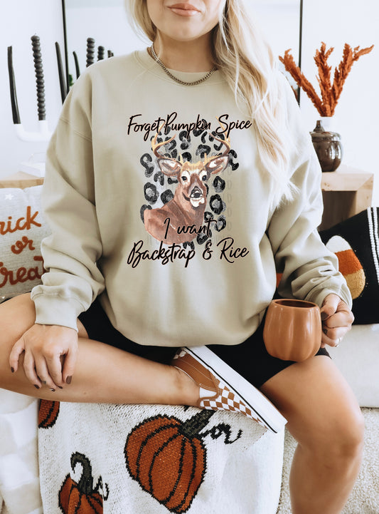 Back Strap & Rice Graphic Sweatshirt