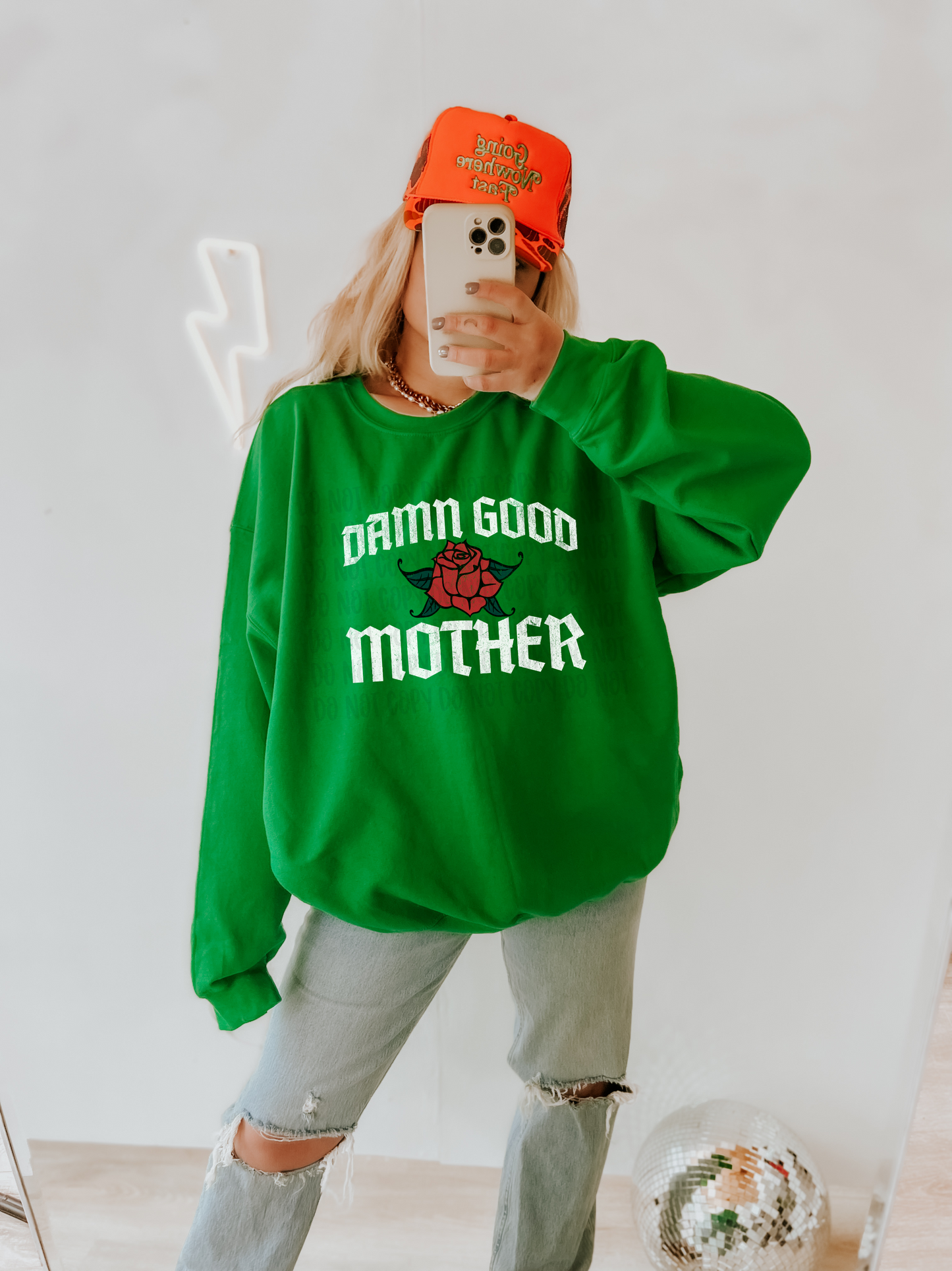 Damn Good Mother Graphic Sweatshirt