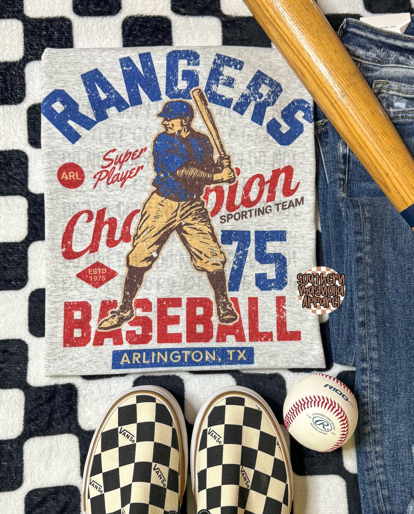 Vintage baseball graphic tee