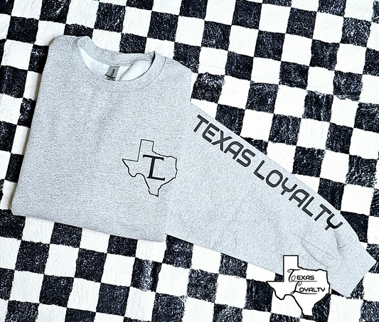 Texas Loyalty Athletic Grey Pullover