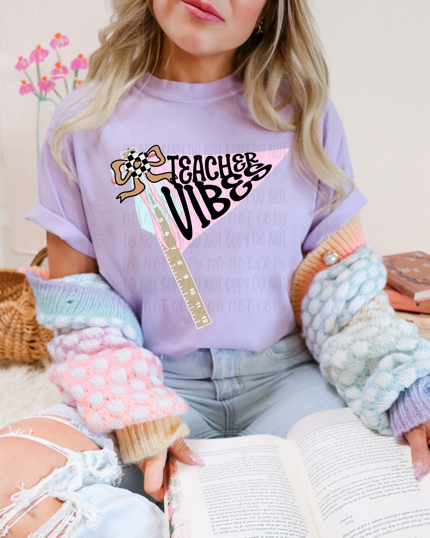 Teacher Vibes Graphic Tee