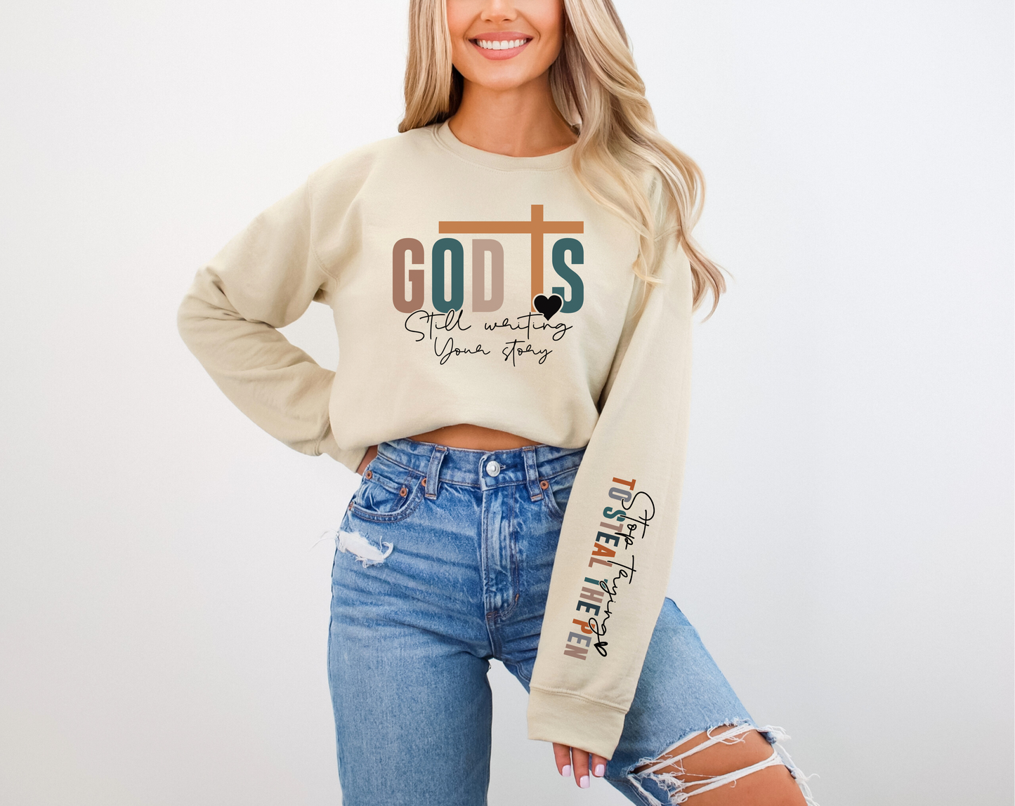 God Is Still Writing Your Story Graphic Sweatshirt